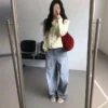 3-Button Crop Blazer (Cream Yellow)