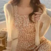 Plain Crop Cardigan