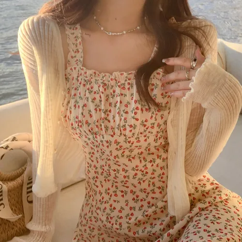 Plain Crop Cardigan
